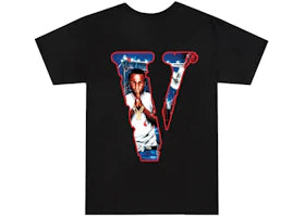 Pop Smoke x Vlone City Tee Black - vue 360