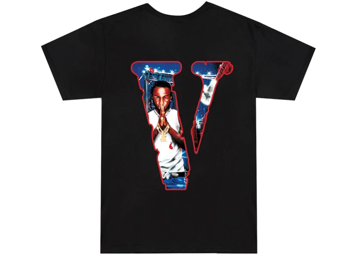 Pop Smoke x Vlone City Tee Black - vue secondaire A