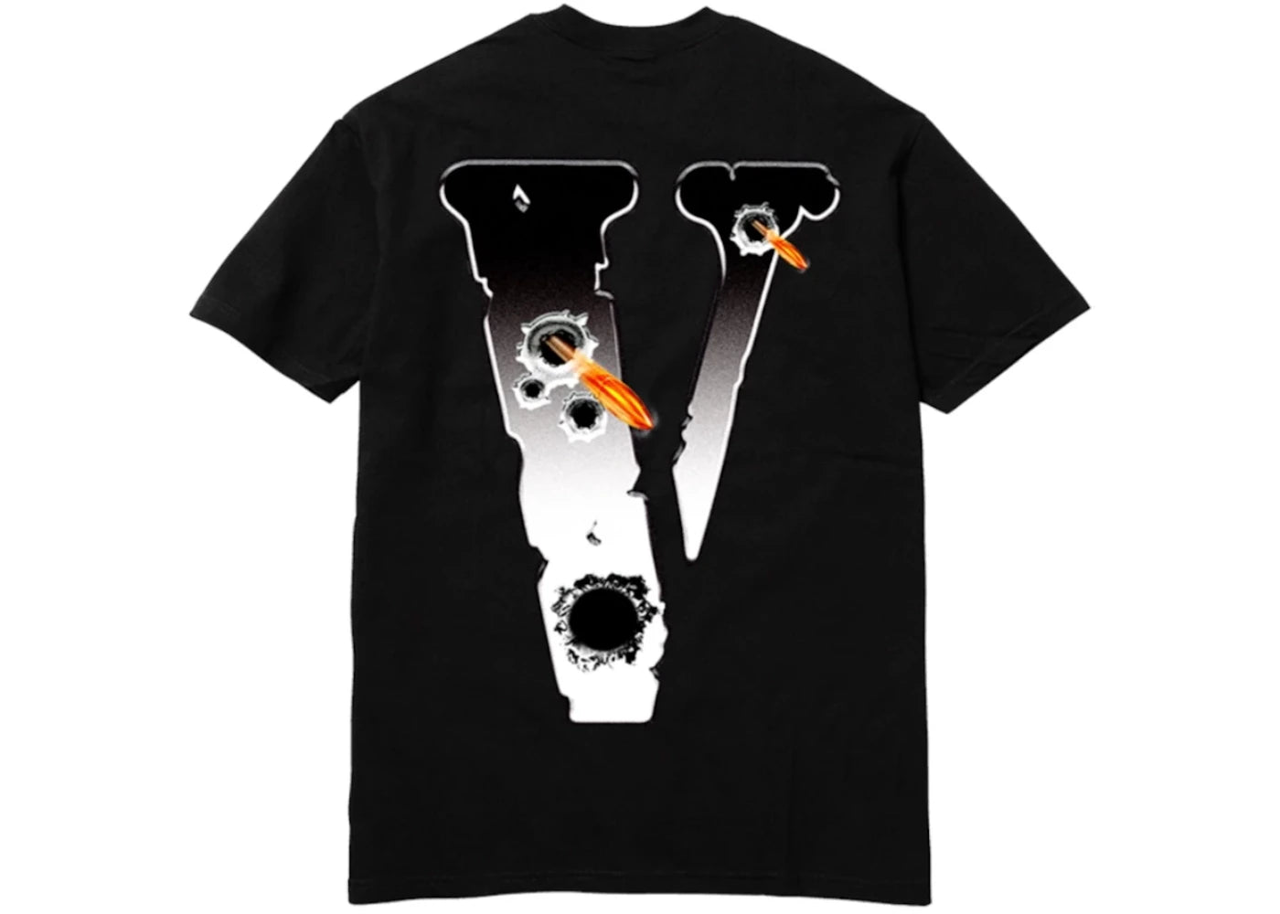 Pop Smoke x Vlone Hawk Em' Tee Black - vue secondaire B