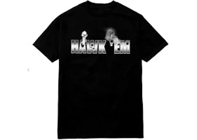 Pop Smoke x Vlone Hawk Em' Tee Black - vue 360