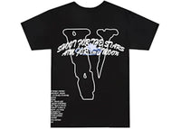 Pop Smoke x Vlone Tracklist Tee Black