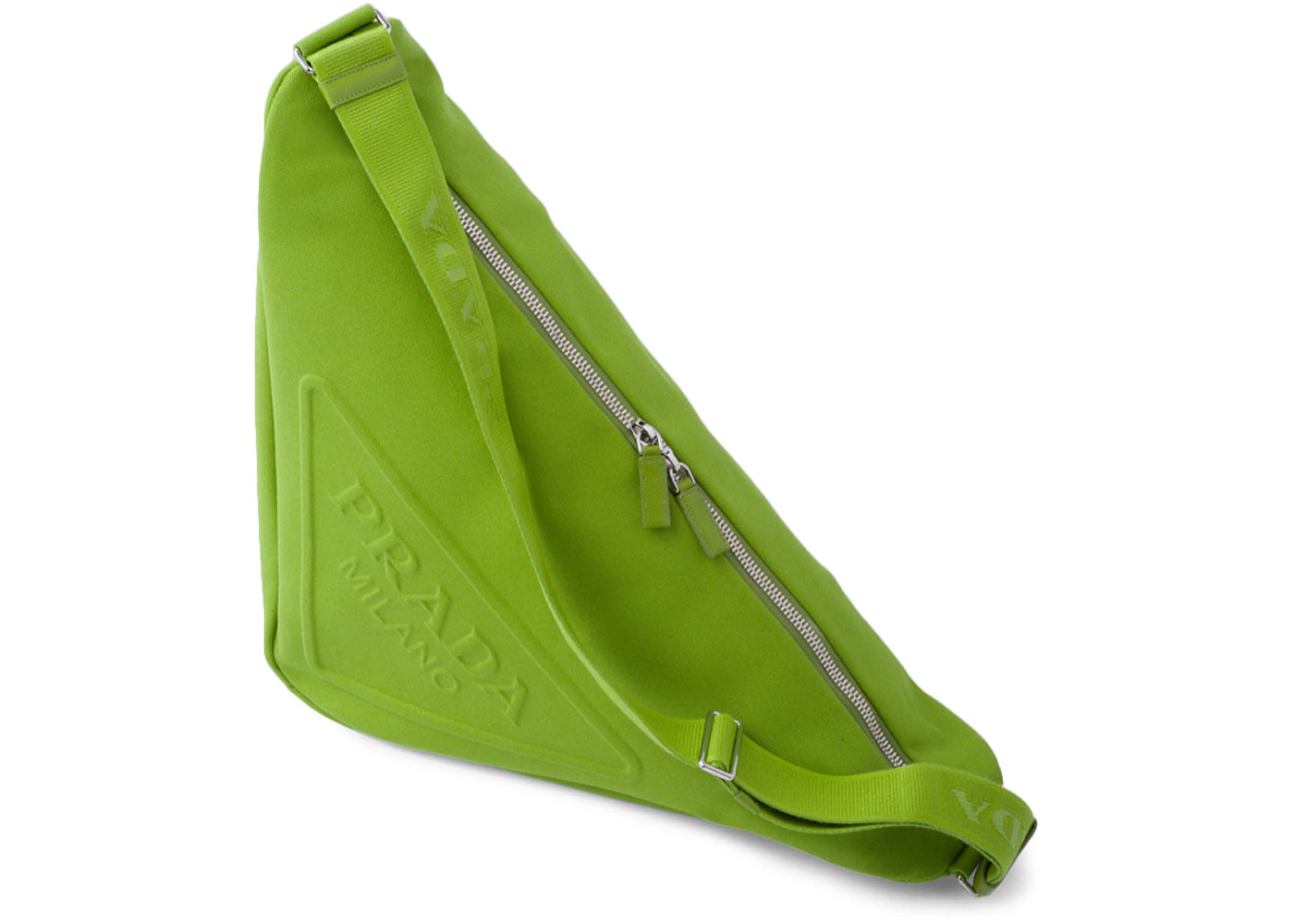 Prada Canvas Triangle Bag Fern Green - vue secondaire A