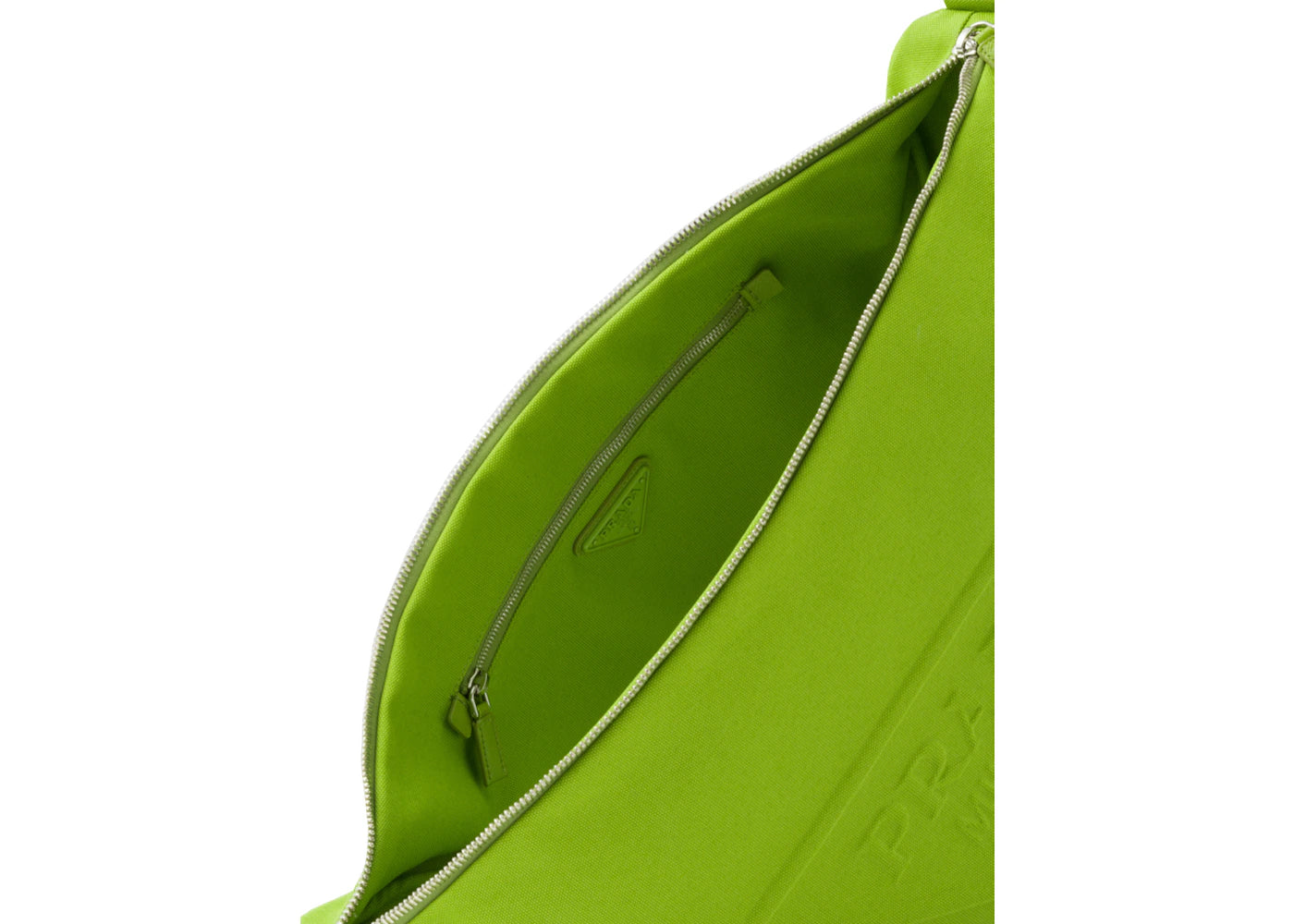 Prada Canvas Triangle Bag Fern Green - vue secondaire B