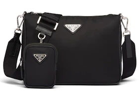 Prada Crossbody Bag Nylon Black - vue 360