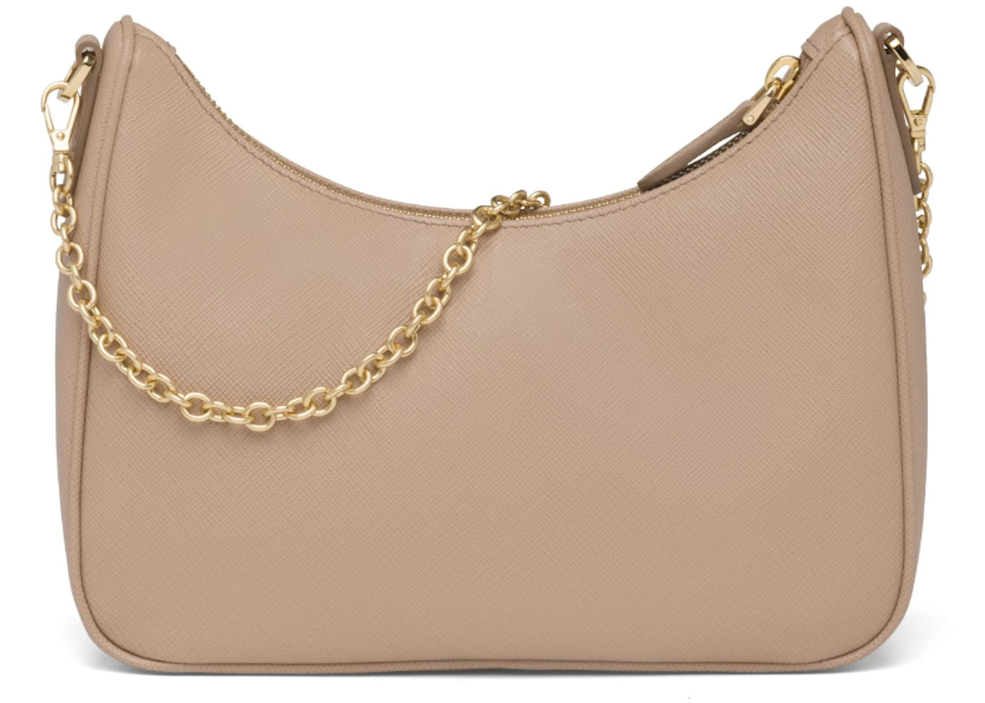 Prada Re-Edition 2005 Saffiano Leather Bag Cameo Beige - vue secondaire B