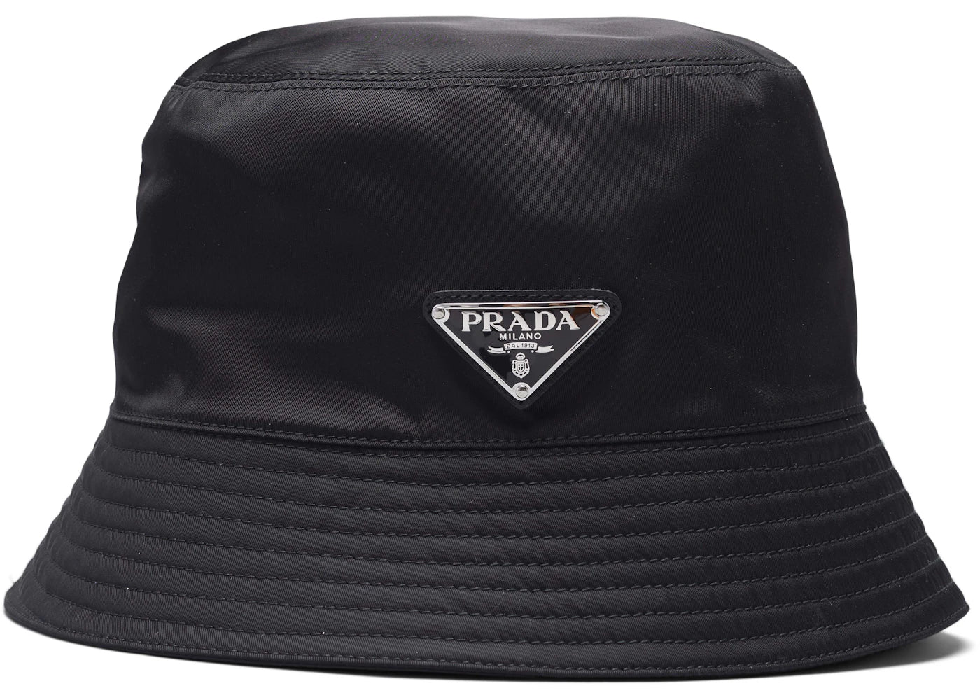 Prada Re-Nylon Bucket Hat Black - vue secondaire A