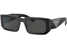 Prada Rectangle Sunglasses Black/White (PR_06YS_09Q5S0_53mm) - authentic Prada product