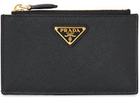 Prada Saffiano Card Holder Black