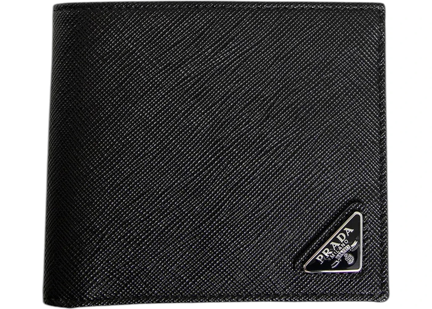 Prada Saffiano Leather Wallet Black - vue 360