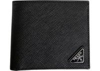 Prada Saffiano Leather Wallet Black
