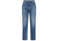 Prada Selvedge Straight-Leg Jeans Blue