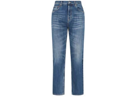 Prada Selvedge Straight-Leg Jeans Blue