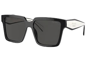 Prada Square Sunglasses Black (PR_24ZS_1AB5S0_56mm) - vue 360