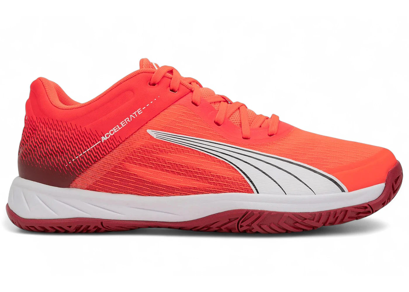 Puma Accelerate Turbo Glowing Red White Dark Crimson Black - vue secondaire A