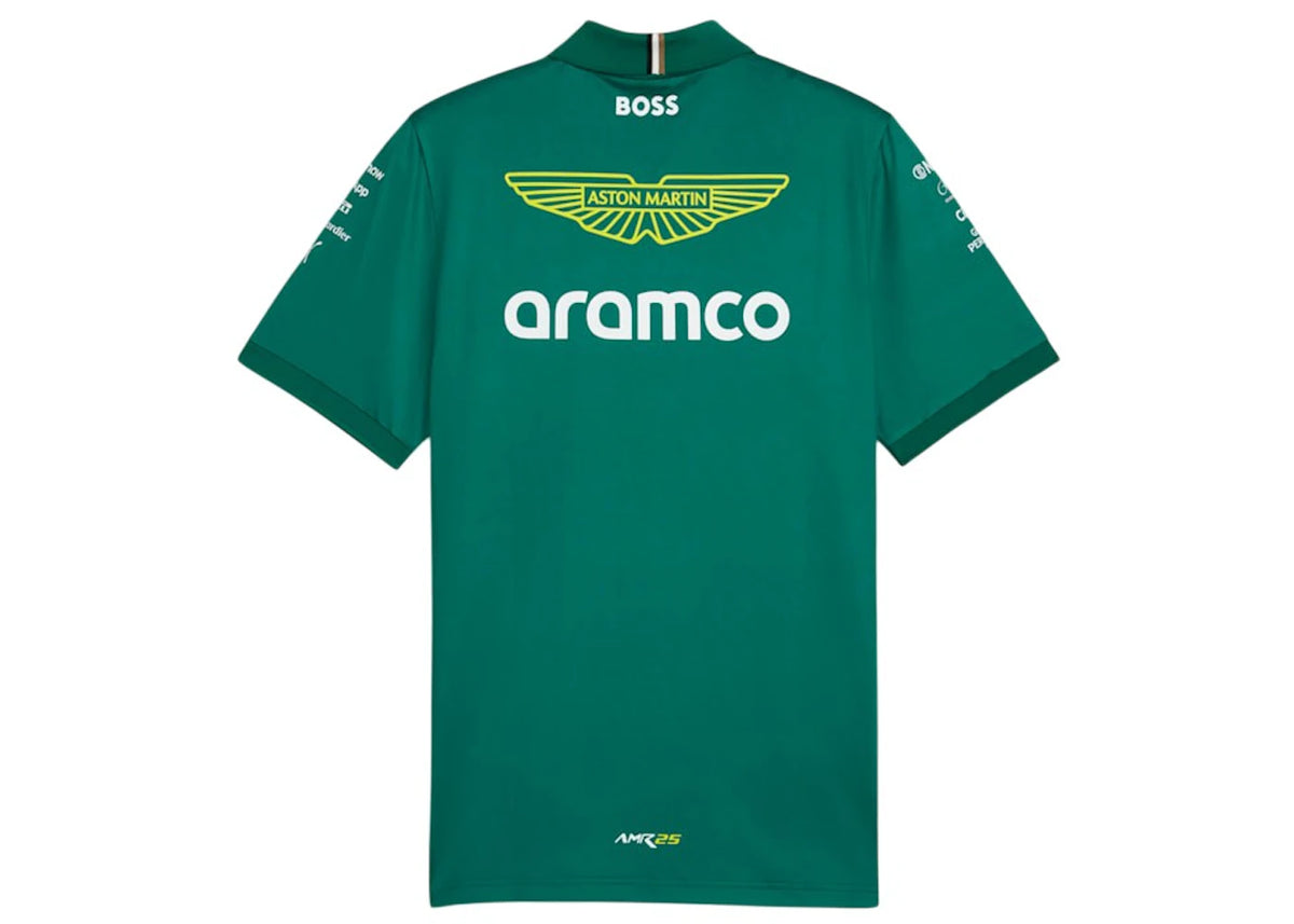 Puma Aston Martin Aramco Formula 1 Team Classic Polo Green Lux - vue secondaire B