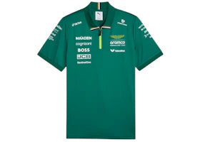 Puma Aston Martin Aramco Formula 1 Team Classic Polo Green Lux - vue 360