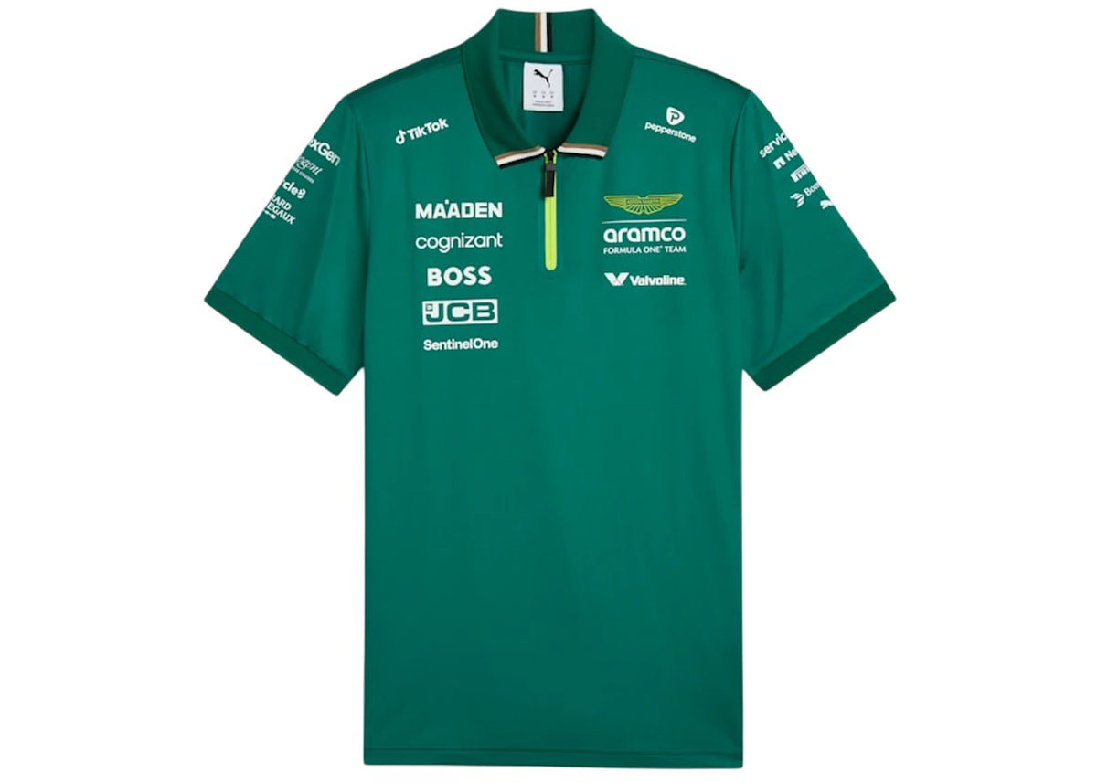 Puma Aston Martin Aramco Formula 1 Team Classic Polo Green Lux - vue secondaire A