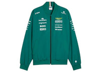 Puma Aston Martin Aramco Formula 1 Team Replica Bomber Jacket Green Lux