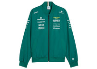 Puma Aston Martin Aramco Formula 1 Team Replica Bomber Jacket Green Lux
