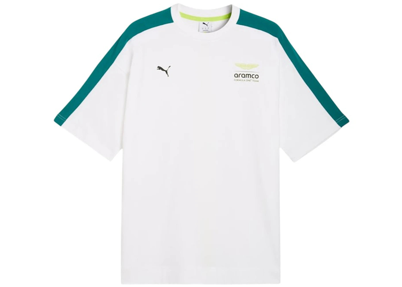 Puma Aston Martin Aramco Formula 1 Team T7 T-shirt Puma White - vue secondaire A