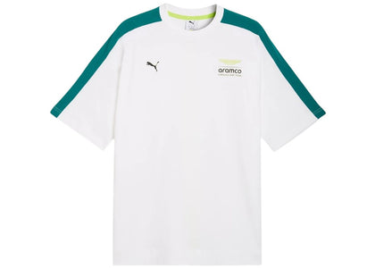 Puma Aston Martin Aramco Formula 1 Team T7 T-shirt Puma White - apparel view 2