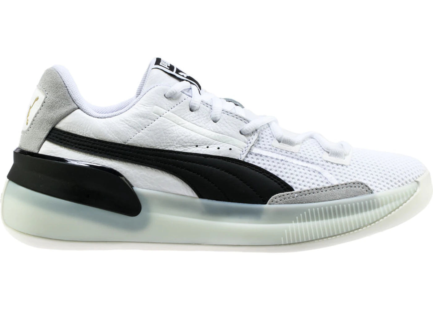 Puma Clyde Hardwood White Black