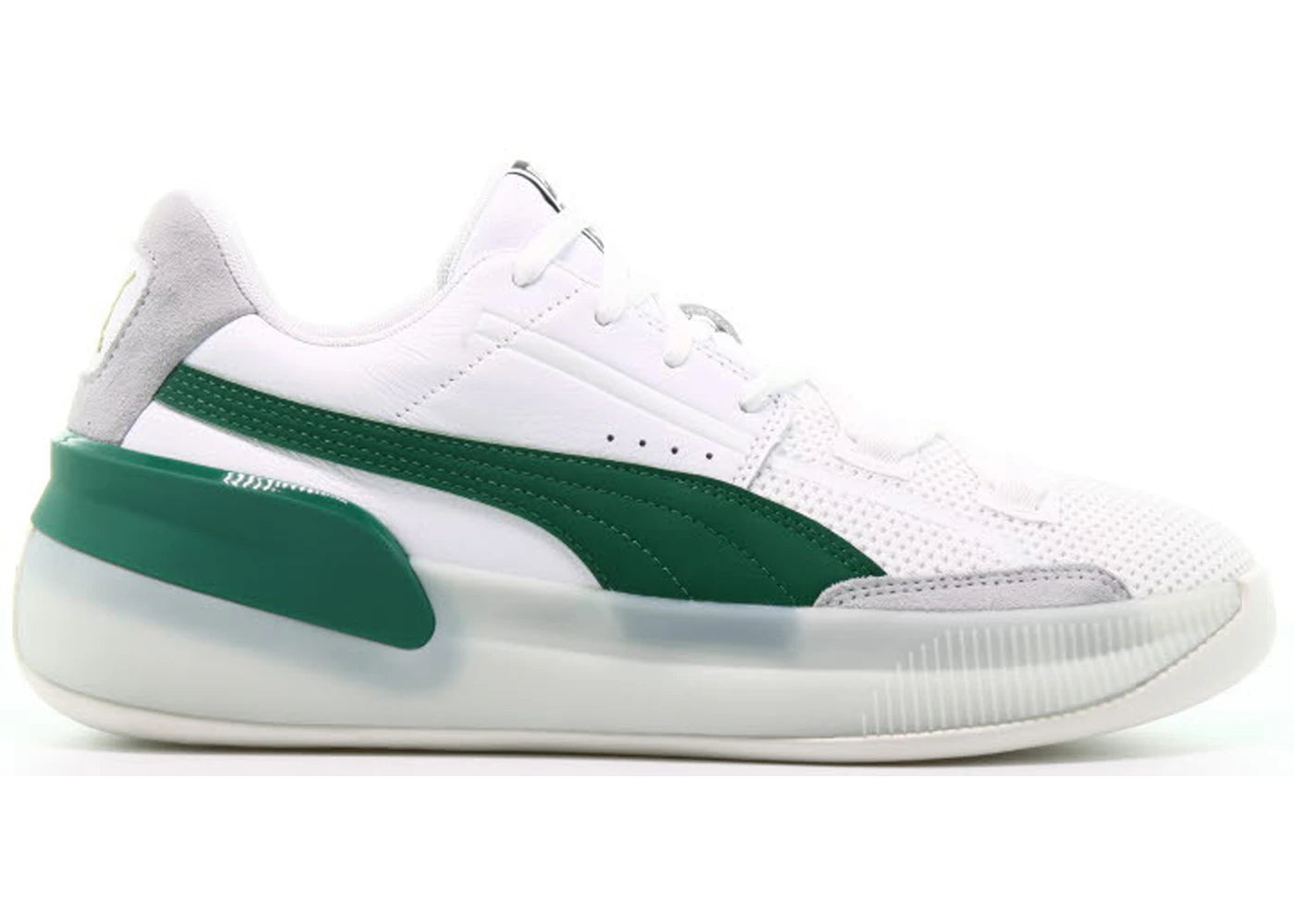 Puma Clyde Hardwood White Green - vue 360