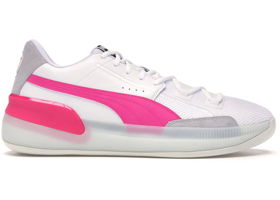 Puma Clyde Hardwood White Pink sneakers - authentic Puma shoes
