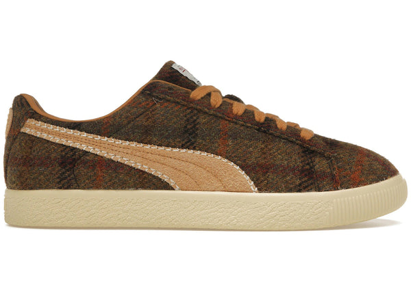 Puma Clyde Harris Tweed Chamomile Caramel Latte sneakers - authentic Puma shoes
