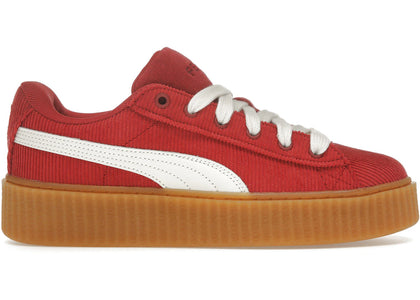 Puma Creeper Phatty Rihanna Fenty Corduroy Red sneakers - authentic Puma shoes