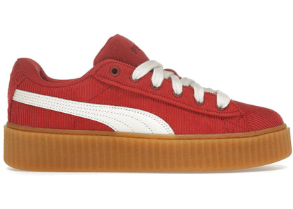 Puma Creeper Phatty Rihanna Fenty Corduroy Red (Women's) sneakers - authentic Puma shoes