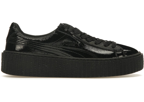 Puma Creeper Rihanna Fenty Cracked Leather Black (Women's) sneakers - authentic Puma shoes
