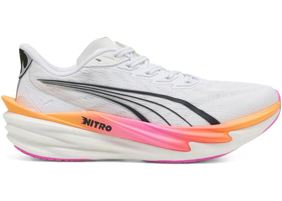 Puma Deviate Nitro 4 White Poison Pink Glowing Red (Women's)