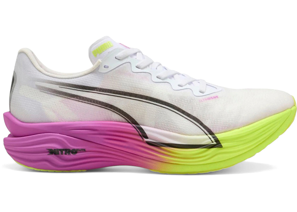 Puma Deviate Nitro Elite 3 White Pure Magenta - vue secondaire A