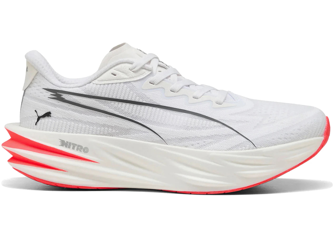 Puma Deviate Pure Nitro White Ultra Red (Women's) - vue 360