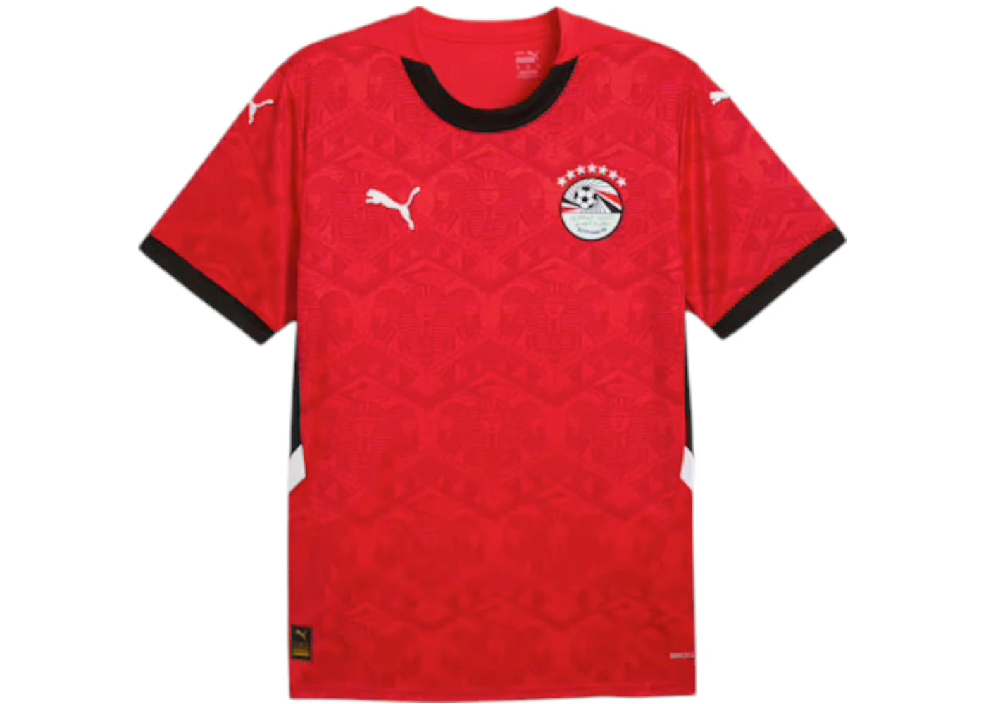 Puma Egypt 2025 Home Jersey Red/Black - vue secondaire A
