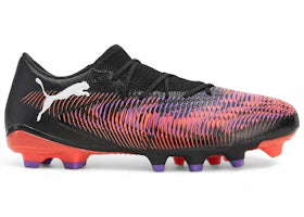 Puma Future 8 Match Low FG/AG Black White Glowing Red
