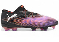 Puma Future 8 Ultimate Low FG Black White Glowing Red