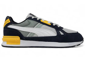 Puma Graviton Pro Feather Gray White New Navy Green Moon - vue 360