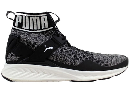Puma Ignite EvoKnit Black/Quiet Shade-White - authentic Puma sneakers