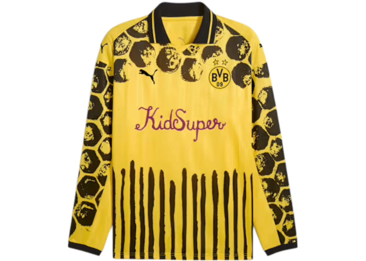 Puma KidSuper Borussia Dortmund Jersey Faster Yellow/Black - vue secondaire A