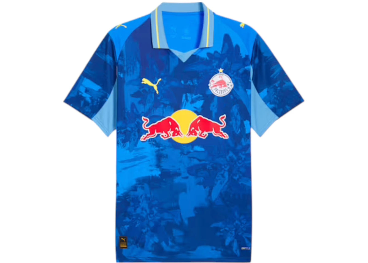 Puma KidSuper FC Red Bull Salzburg Replica Jersey Ultra Blue/Lemon Meringue - vue secondaire A