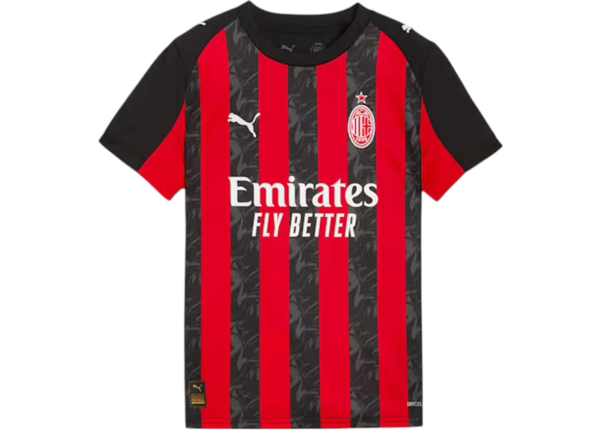 Puma Kids AC Milan '25/'26 Home Replica Jersey For All Time Red/Black - vue secondaire B