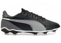 Puma King Match FG/AG Black White Cool Dark Grey