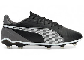 Puma King Match FG/AG Black White Cool Dark Grey