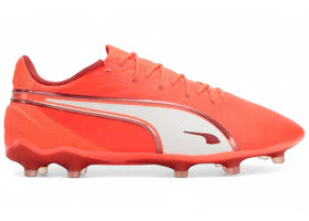 Puma King Match FG/AG Glowing Red White Red Fire - vue 360