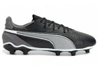 Puma King Match FG/AG Jr Black White Cool Dark Grey (GS)