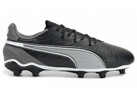 Puma King Match FG/AG Jr Black White Cool Dark Grey (GS) - authentic Puma sneakers