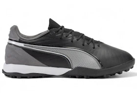 Puma King Match TT Black White Cool Dark Gray