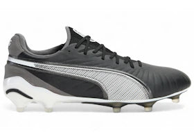 Puma King Ultimate FG/AG Black White Cool Dark Gray - authentic Puma sneakers